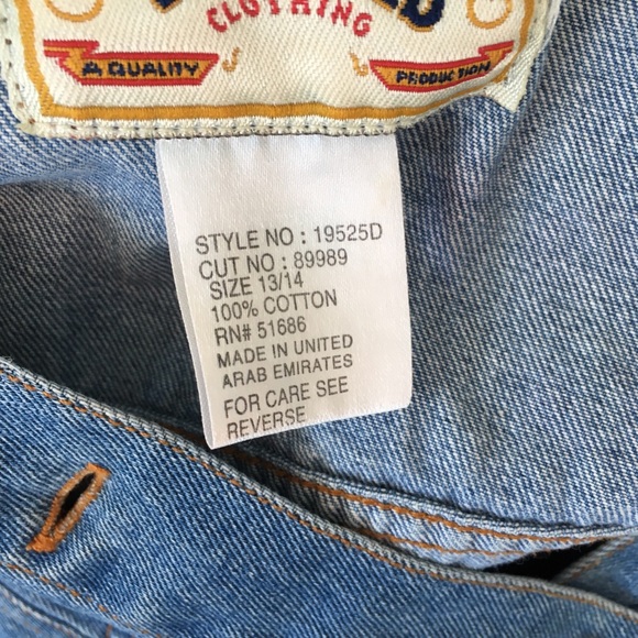 Vintage Timeless Tickets Denim Vest - Picture 4 of 6